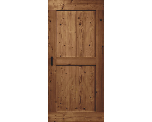Porte en bois avec ferrures