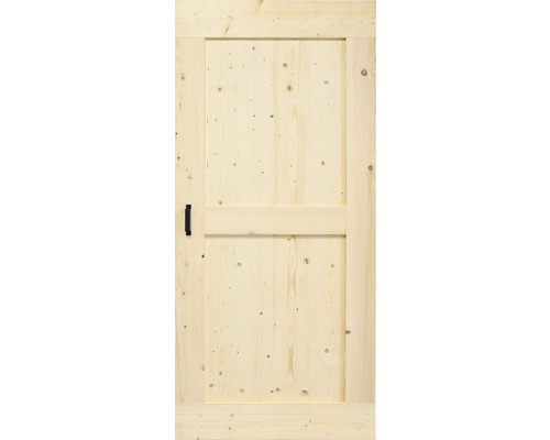 Porte en bois avec poignée