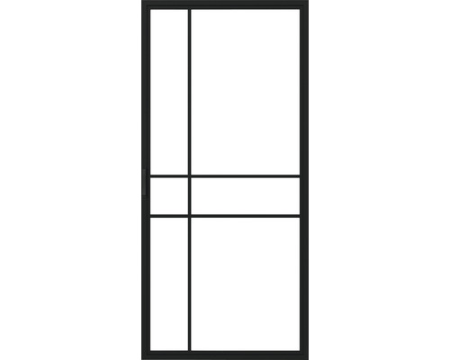 Schiebetür mit Rahmen und Glaseinsatz