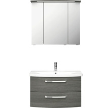 Badezimmer-Set mit Spiegelschrank und Waschbeckenunterschrank