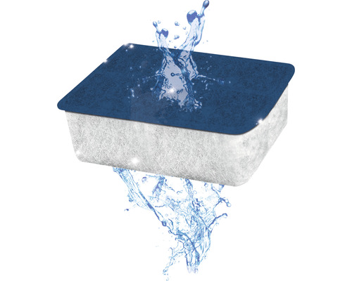 Filtre à eau avec éclaboussures d''eau