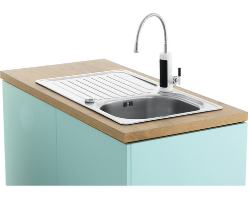 Spültisch mit Spüle, Armatur und Unterschrank