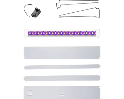 Aquarium LED-Leuchte mit Netzteil und Halterungen