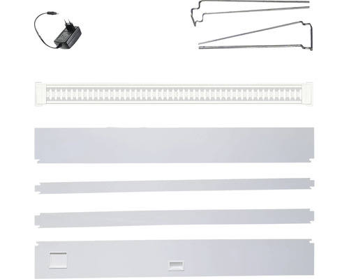 Couvercle d''aquarium avec éclairage LED, alimentation et supports