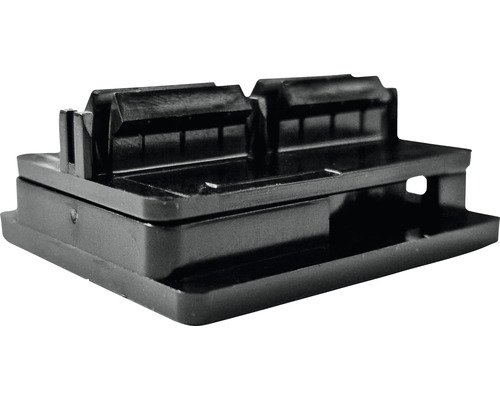 H-CLICK Befestiger inklusive Bohrschraube 3,9x16 mm Kunststoff-Schienenverbinder