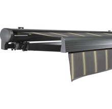 Store avec tissu rayé pour l''extérieur