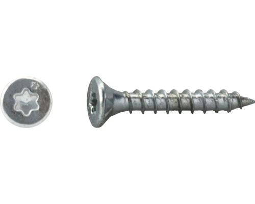 Vis universelle à tête fraisée avec étoile JD Plus 3,5x12 mm galvanisée, 200 pièces Vis universelle à tête fraisée avec étoile JD Plus 3,5x12 mm galvanisée, 200 pièces