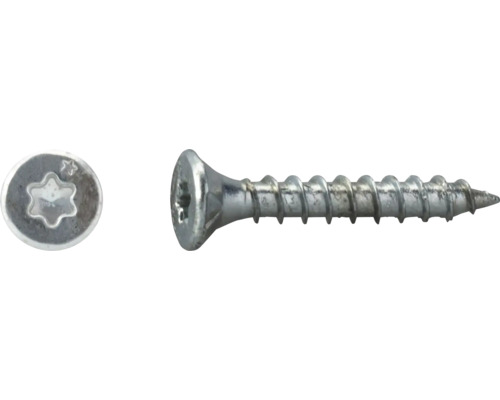 Vis universelle à tête fraisée avec étoile JD Plus 3,5x12 mm galvanisée, 1000 pièces Vis universelle à tête fraisée avec étoile JD Plus 3,5x12 mm galvanisée, 1000 pièces