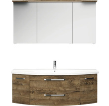 Waschtisch mit Unterschrank und Spiegelschrank für das Badezimmer