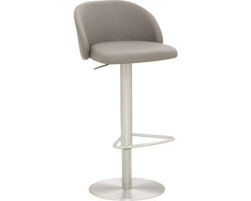 Chaise de bar Mayer Sitzmöbel 1216 48 x 49 x 77 cm acier chrome mat/taupe 1216_04_81024 Chaise de bar Mayer Sitzmöbel 1216 48 x 49 x 77 cm acier chrome mat/taupe 1216_04_81024