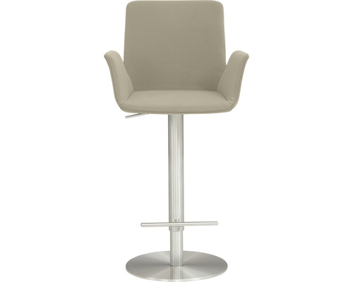 Tabouret de bar avec accoudoirs et repose-pieds