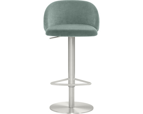 Barhocker mit Fußstütze und Bezug