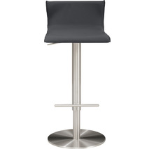 Barhocker mit Fußstütze und Metallsockel