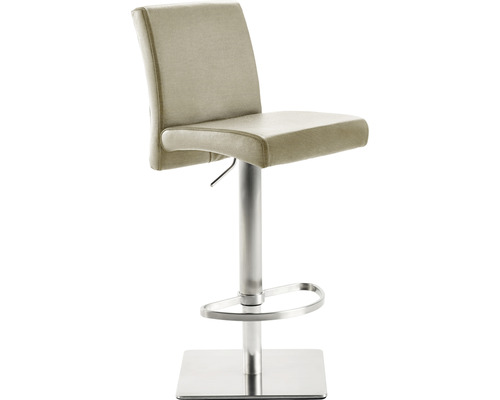 Chaise de bar Mayer Sitzmöbel 1286 41 x 49 x 82 cm acier inoxydable chrome mat/taupe Chaise de bar Mayer Sitzmöbel 1286 41 x 49 x 82 cm acier inoxydable chrome mat/taupe