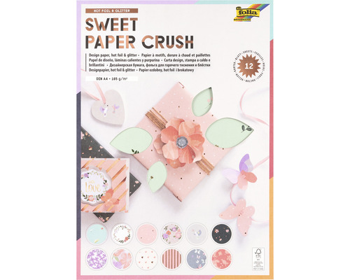 Designpapierblock Sweet Paper Crush Hot Foil & Glitter