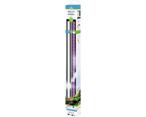 Éclairage d'aquarium Ciano ampoule LED CLE 100 Plants blanc 27 W 98 cm blanc Emballage d''une lampe LED universelle pour aquarium Ciano CLE 120