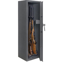 Geöffneter Waffenschrank mit mehreren Gewehren