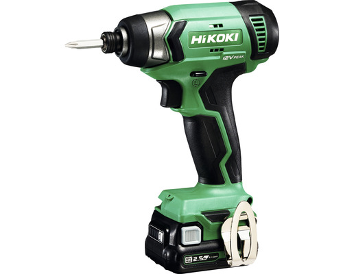Visseuse à choc sans fil HiKOKI WH12DA (2,5Ah) avec 2 batteries et chargeur Visseuse à percussion sans fil HiKOKI 12 volts