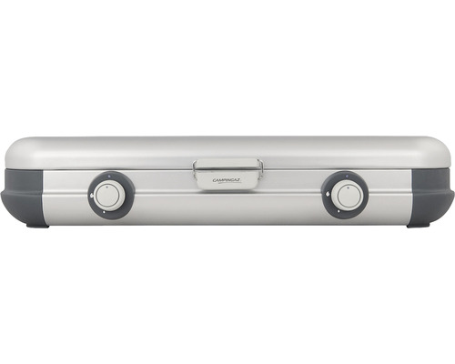 Campingkocher mit zwei Kochstellen und Reglern