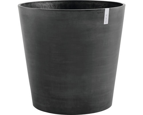 Pot pour plantes Ecopots Amsterdam avec roulettes plastique Ø 60 cm h 56 cm gris foncé