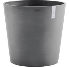 Pot de fleurs gris
