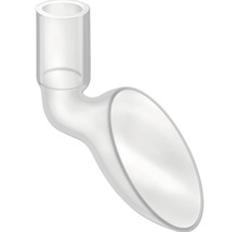 Coude de tuyau de rinçage en plastique