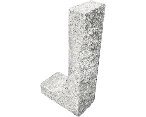 L-Stein Winkelstein iMount Passion granit 16 x 8 x 60 cm Fußtiefe = 30 cm