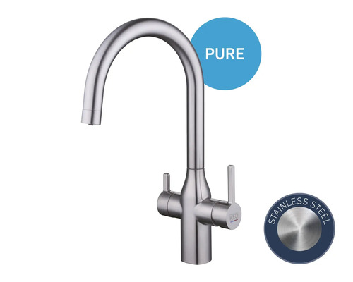 Robinet de cuisine en acier inoxydable