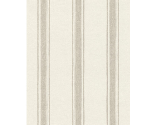 Papier peint intissé 555622 Lirico rayures beige Papier peint à rayures