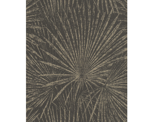 Papier peint intissé 555745 Lirico feuilles gris Papier peint à motif de feuille de palmier