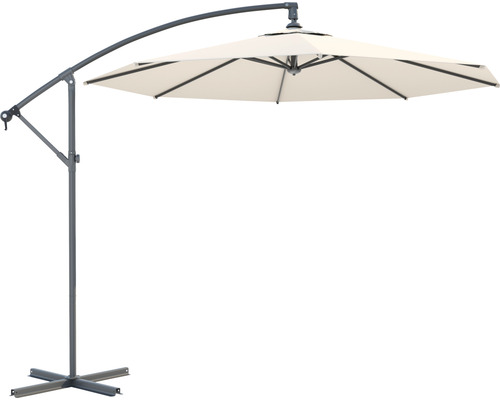Parasol à bras libre avec pied stable pour le jardin