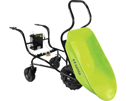 Brouette motorisée avec auge