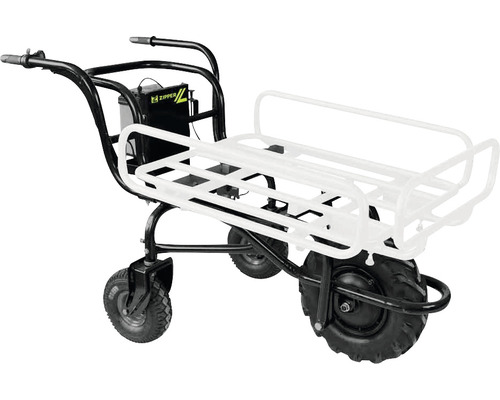 Brouette motorisée à trois roues avec logo Zipper
