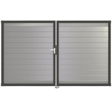 Gartentor aus Aluminium mit horizontaler Füllung
