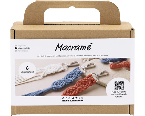 Mini kit créatif macramé, porte-clés