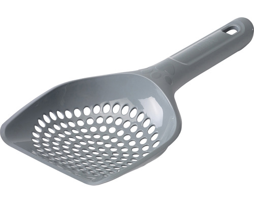 Katzenstreuschaufel aus Kunststoff mit Löchern