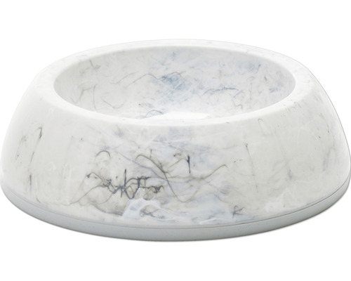 Écuelle Gamelle d'eau Savic Delice 2 Marble antidérapante 0,6 l, env. 14 x 6 cm couleur marbre