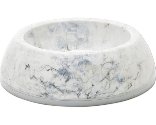 Écuelle Gamelle d'eau Savic Delive 3 Marble antidérapante 1,2 l, env. 18 x 6 cm couleur marbre
