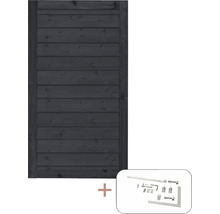 Portail en bois avec set de ferrures