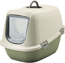 Litière pour chats Savic Leo XL beige vert 64x46x45 cm-thumb-0