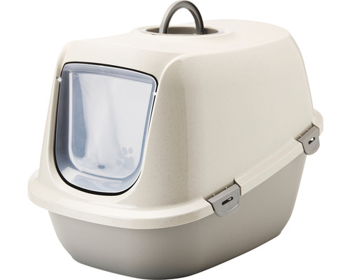 Katzentoilette mit Klappe und Griff