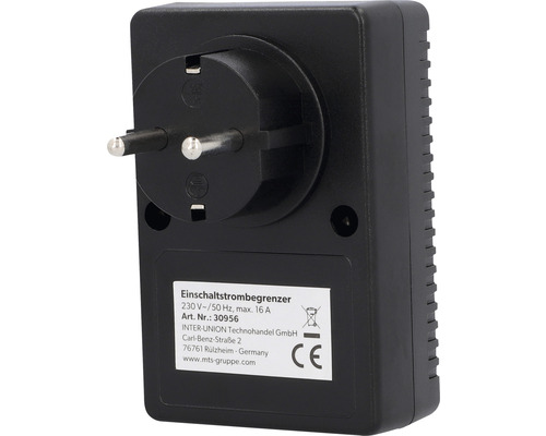 Limiteur de courant d''appel avec fiche pour prise de courant