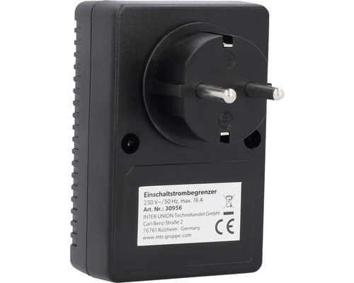 Limiteur de courant d''appel avec fiche secteur