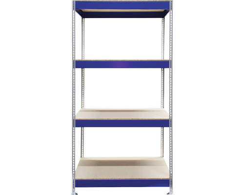 Étagère métallique avec cinq tablettes