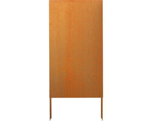 Sichtschutzelement palatino Space vertical uni 99 x 180 cm Corten