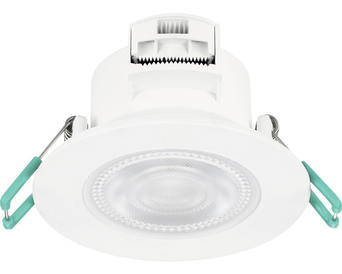 Éclairage à encastrer LED salle de bains IP65 5,5W 550 lm réglable blanc 2700/3000/4000 K SylSpot blanc Ø 87/68-74 mm 230 V