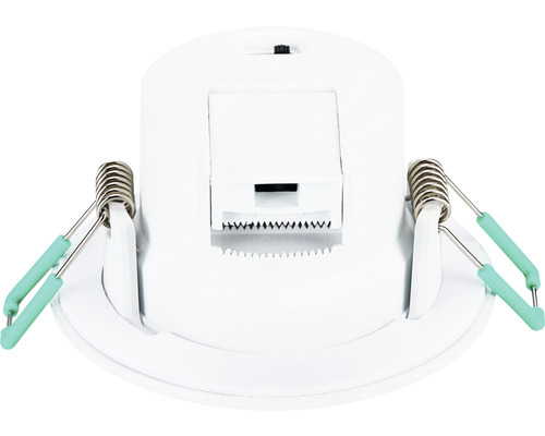 Spot encastrable en blanc avec ressorts de fixation