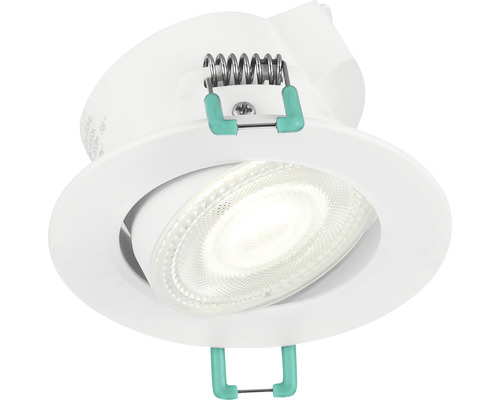 Spot encastrable blanc avec lumière
