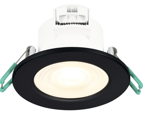 Spot encastrable au plafond avec cadre noir