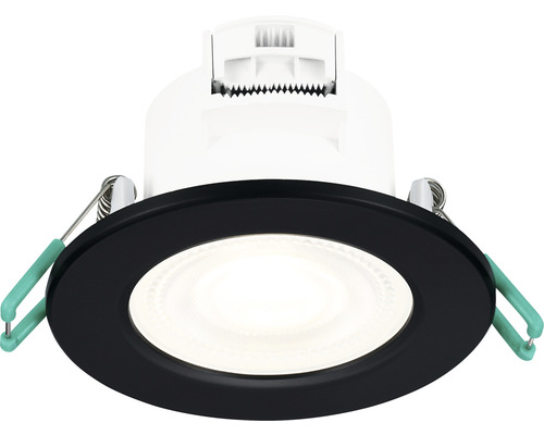 Spot encastrable au plafond avec cadre noir